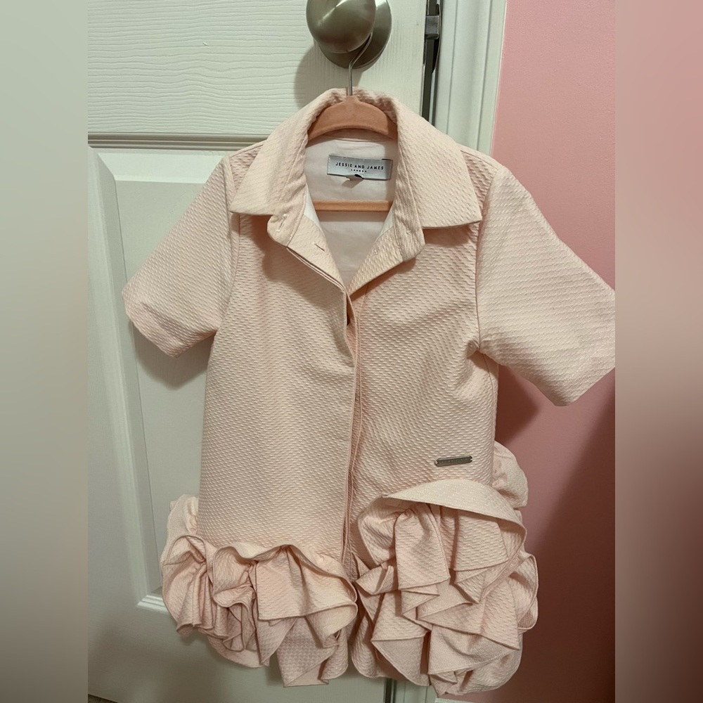 Jessie & James toddler blush dress size 3y worn once on easter